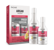 Inoar Argan Infusion Loss Control Duo Kit Rinkinys slenkantiems plaukams 500ml + 250ml